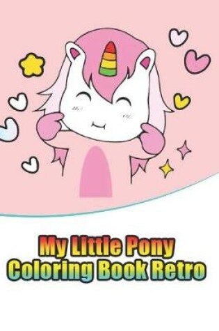 Cover of my little pony coloring book retro