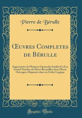 Book cover for Oeuvres Completes de Berulle