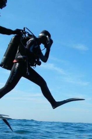 Cover of A Scuba Diver Stepping Off into the Ocean Sports and Recreation Journal