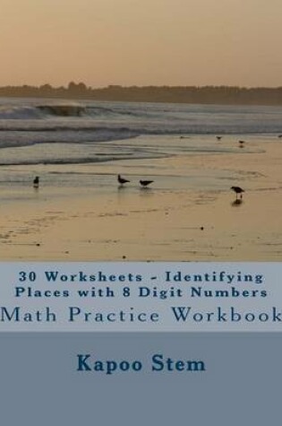 Cover of 30 Worksheets - Identifying Places with 8 Digit Numbers