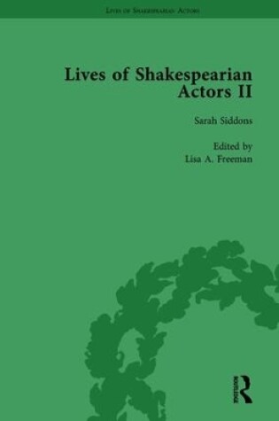Cover of Lives of Shakespearian Actors, Part II, Volume 2