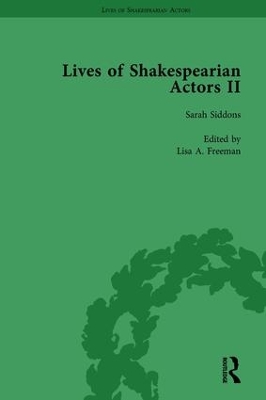 Book cover for Lives of Shakespearian Actors, Part II, Volume 2