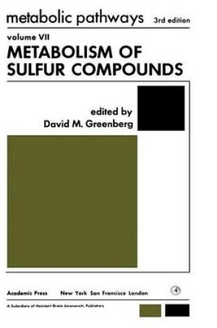 Cover of Metabolism of Sulfur Compounds