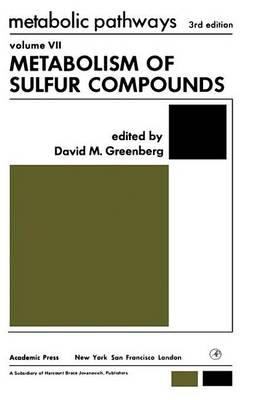 Book cover for Metabolism of Sulfur Compounds