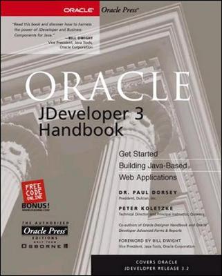 Book cover for Oracle JDeveloper 3 Handbook