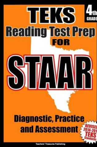 Cover of TEKS 4th Grade Reading Test Prep for STAAR