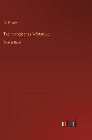 Cover of Technologisches Wörterbuch