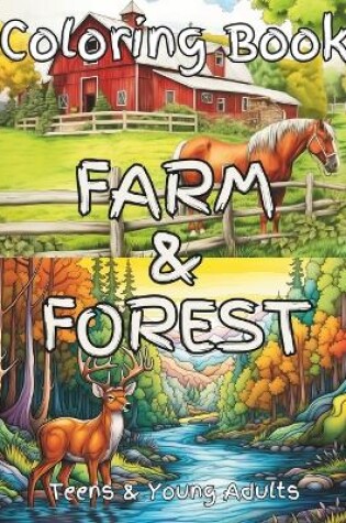 Cover of Farm & Forest Coloring Book