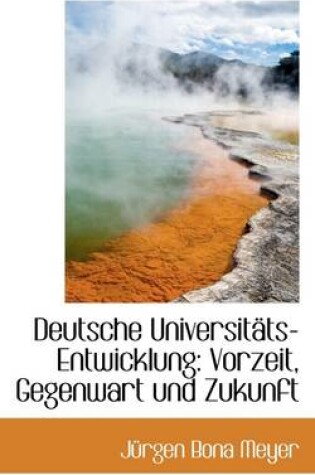 Cover of Deutsche Universit Ts-Entwicklung