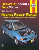 Cover of Chevrolet Sprint and Geo Metro (1985-1994) Automotive Repair Manual