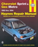 Book cover for Chevrolet Sprint and Geo Metro (1985-1994) Automotive Repair Manual