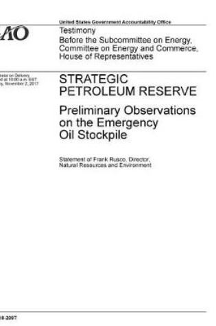 Cover of Strategic Petroleum Reserve