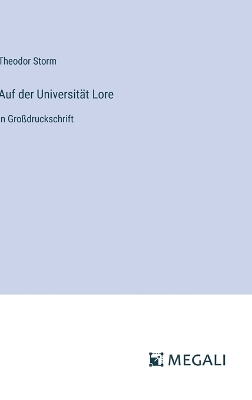 Book cover for Auf der Universit�t Lore