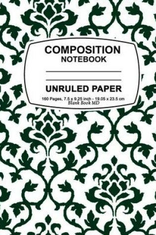 Cover of Composition Notebook Unruled Paper