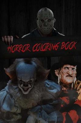 Book cover for Horror Coloring Book