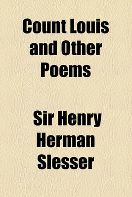 Book cover for Count Louis and Other Poems