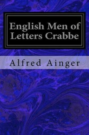 Cover of English Men of Letters Crabbe