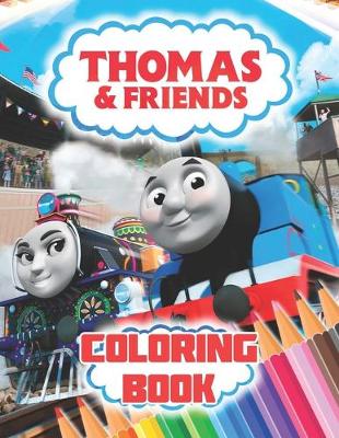 Book cover for Thomas and Friends Coloring Book