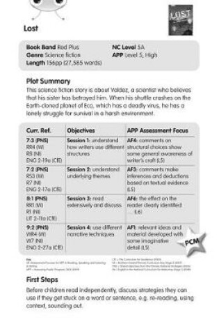 Cover of BC Red (KS2) +/5A Lost Guided Reading Card