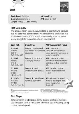 Cover of BC Red (KS2) +/5A Lost Guided Reading Card