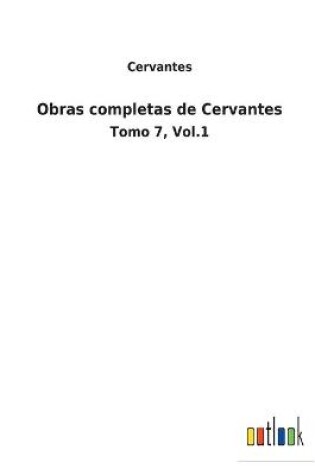 Cover of Obras completas de Cervantes