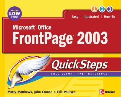 Book cover for Microsoft Office FrontPage 2003 QuickSteps