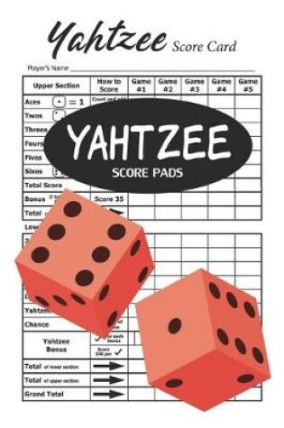 Cover of Yahtzee Score Pads