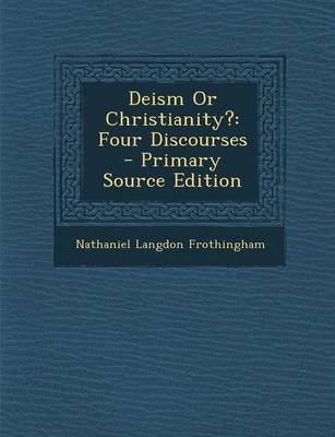 Book cover for Deism or Christianity?