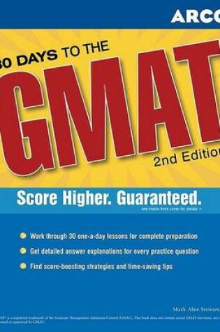 Cover of 30 Days to the GMAT CAT