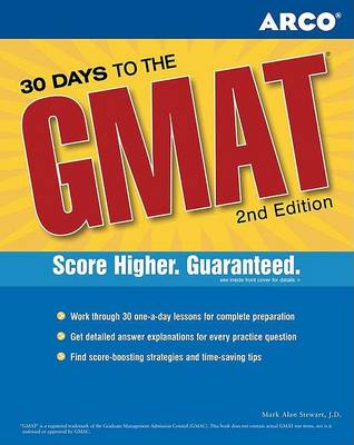 Book cover for 30 Days to the GMAT CAT