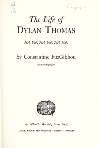 Cover of Life of Dylan Thomas