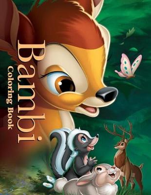 Book cover for Bambi Coloring Book