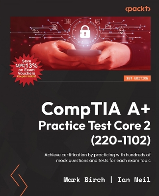 Book cover for CompTIA A+ Practice Test Core 2 (220-1102)