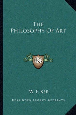 Cover of The Philosophy of Art