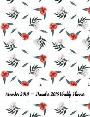 Book cover for November 2018 - December 2019 Weekly Planner