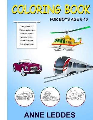 Book cover for Coloring book for Boys