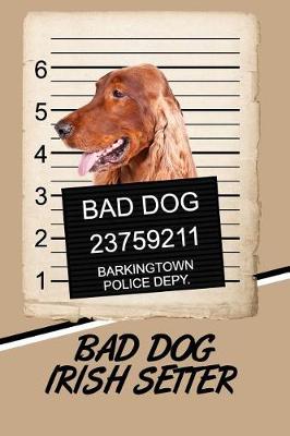 Book cover for Bad Dog Irish Setter