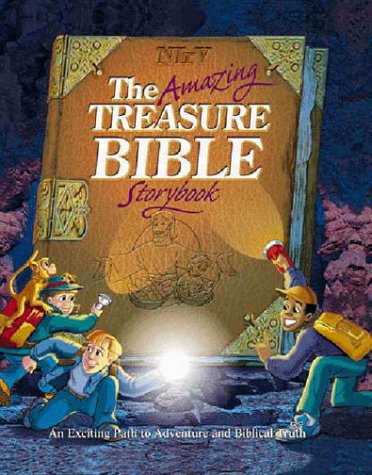 Book cover for The Amazing Treasure Bible Storybook