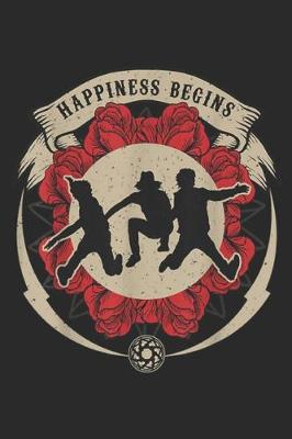 Book cover for happiness begins