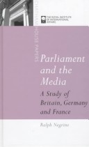 Book cover for Parliament and the Media