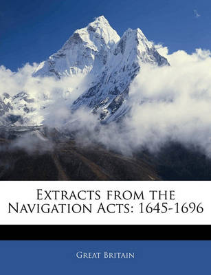 Book cover for Extracts from the Navigation Acts