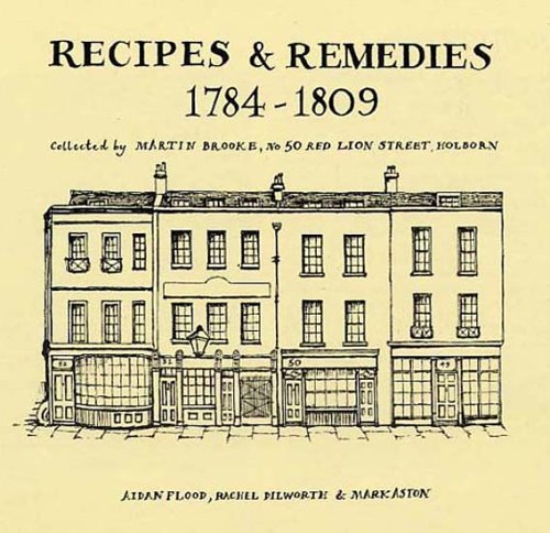 Book cover for Recipes and Remedies 1784-1809