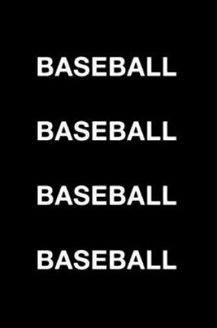 Cover of Baseball Baseball Baseball Baseball