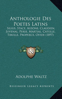 Book cover for Anthologie Des Poetes Latins