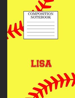 Book cover for Lisa Composition Notebook