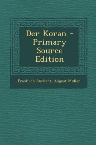 Cover of Der Koran