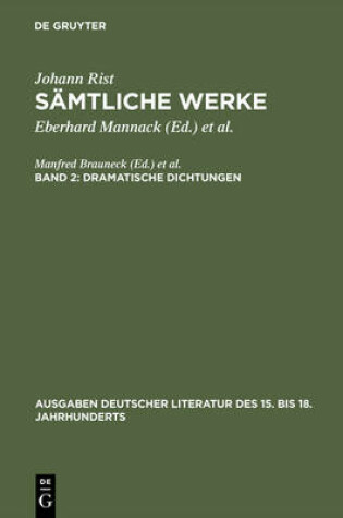 Cover of Dramatische Dichtungen