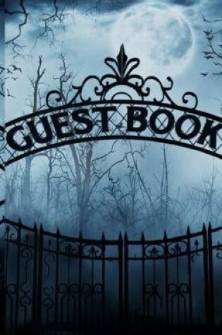 Cover of Halloween Haunted Graveyard Guest Book