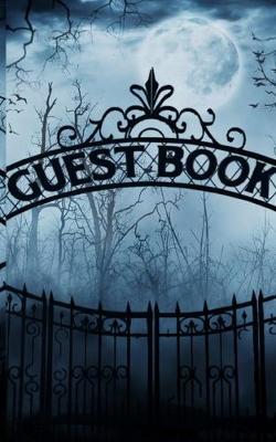 Book cover for Halloween Haunted Graveyard Guest Book