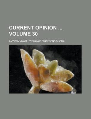 Book cover for Current Opinion Volume 30